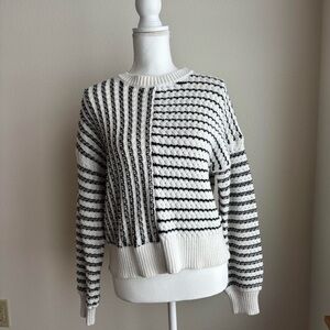 Elegant Monochrome Women's Sweater
